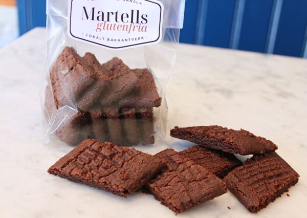 Glutenfria skurna chokladkakor