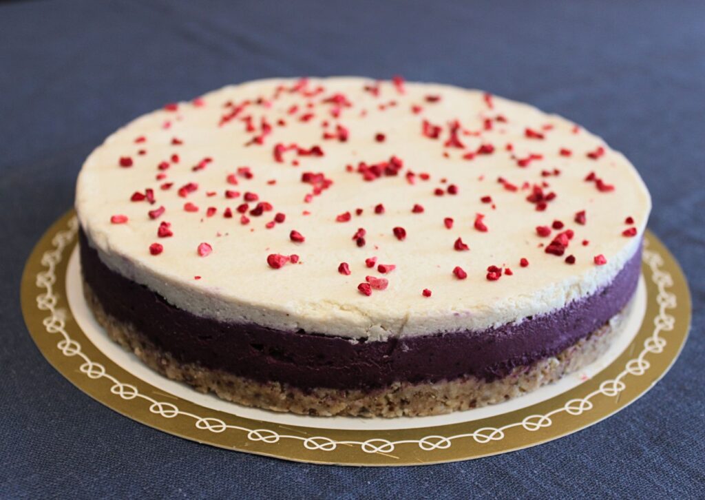 Glutenfri cashewcheescaketårta