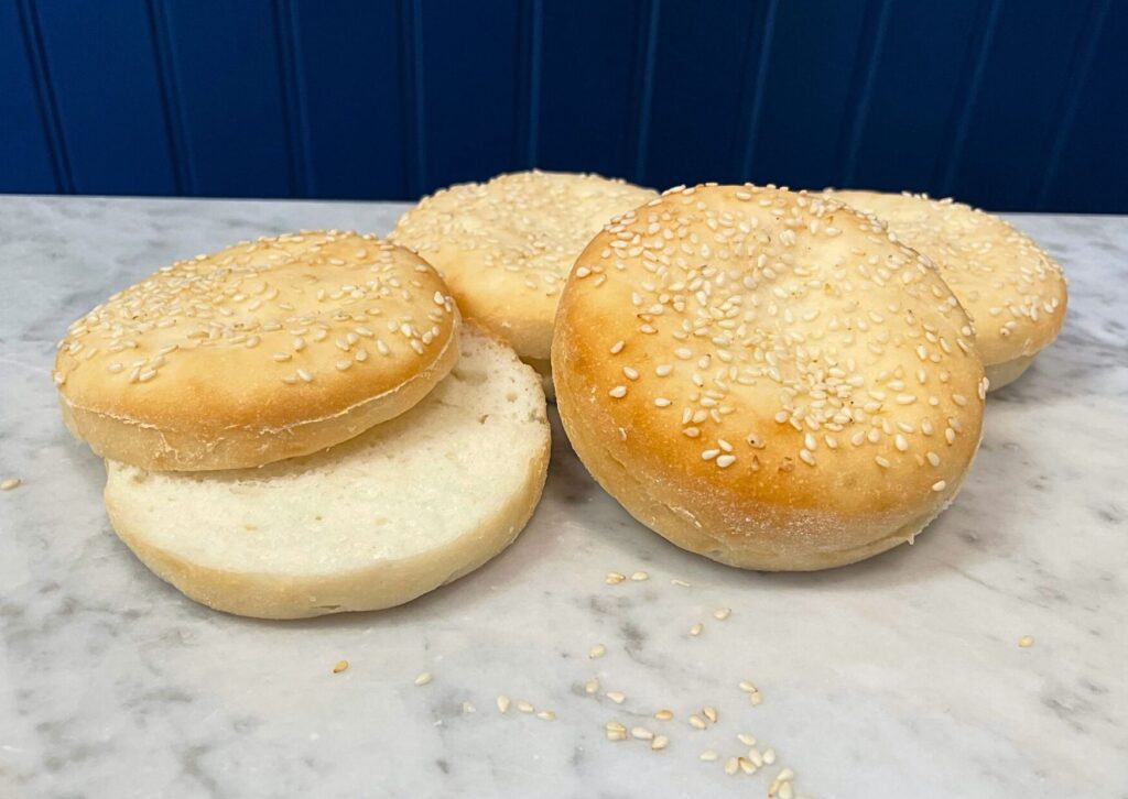 Glutenfritt hamburgerbröd