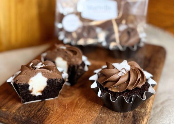 Glutenfria kladdkakemuffins