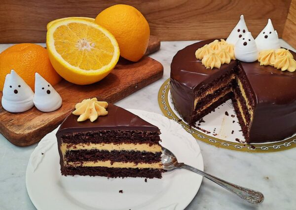 Glutenfri halloweentårta